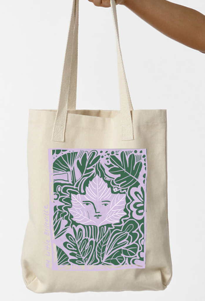 Smiley Face Retro Flower Tote – Earthy Plant Mama